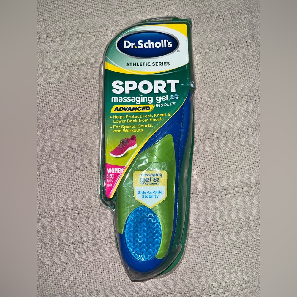 Dr. Scholl’s sport massaging gel advanced insoles